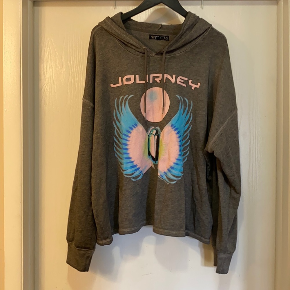Grey Torrid Journey Crop Sweater
